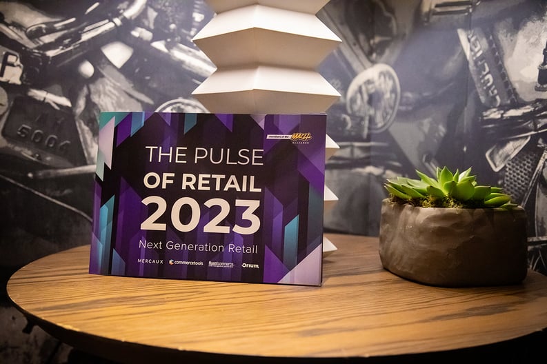 A printed copy of Pulse of Retail 2023